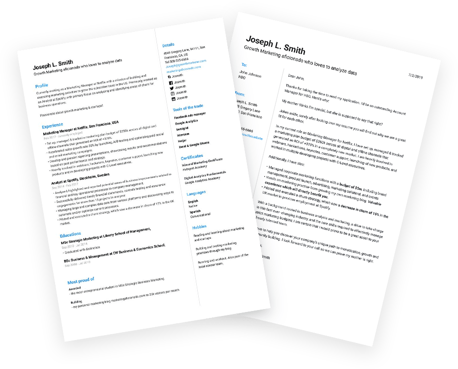 Jofibo - Resume and Cover Letter Builder