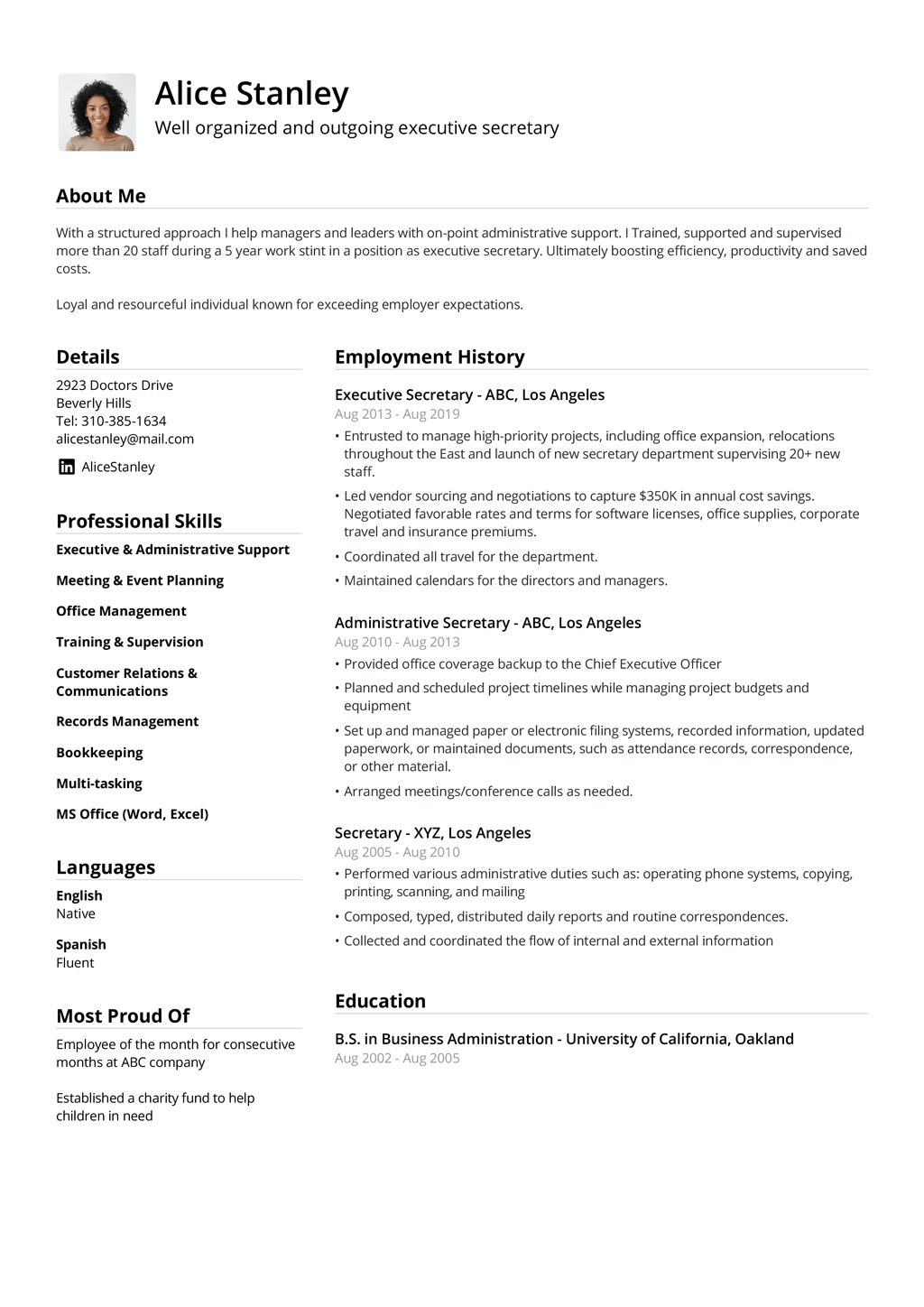 Welcome to a New Look Of Resume
