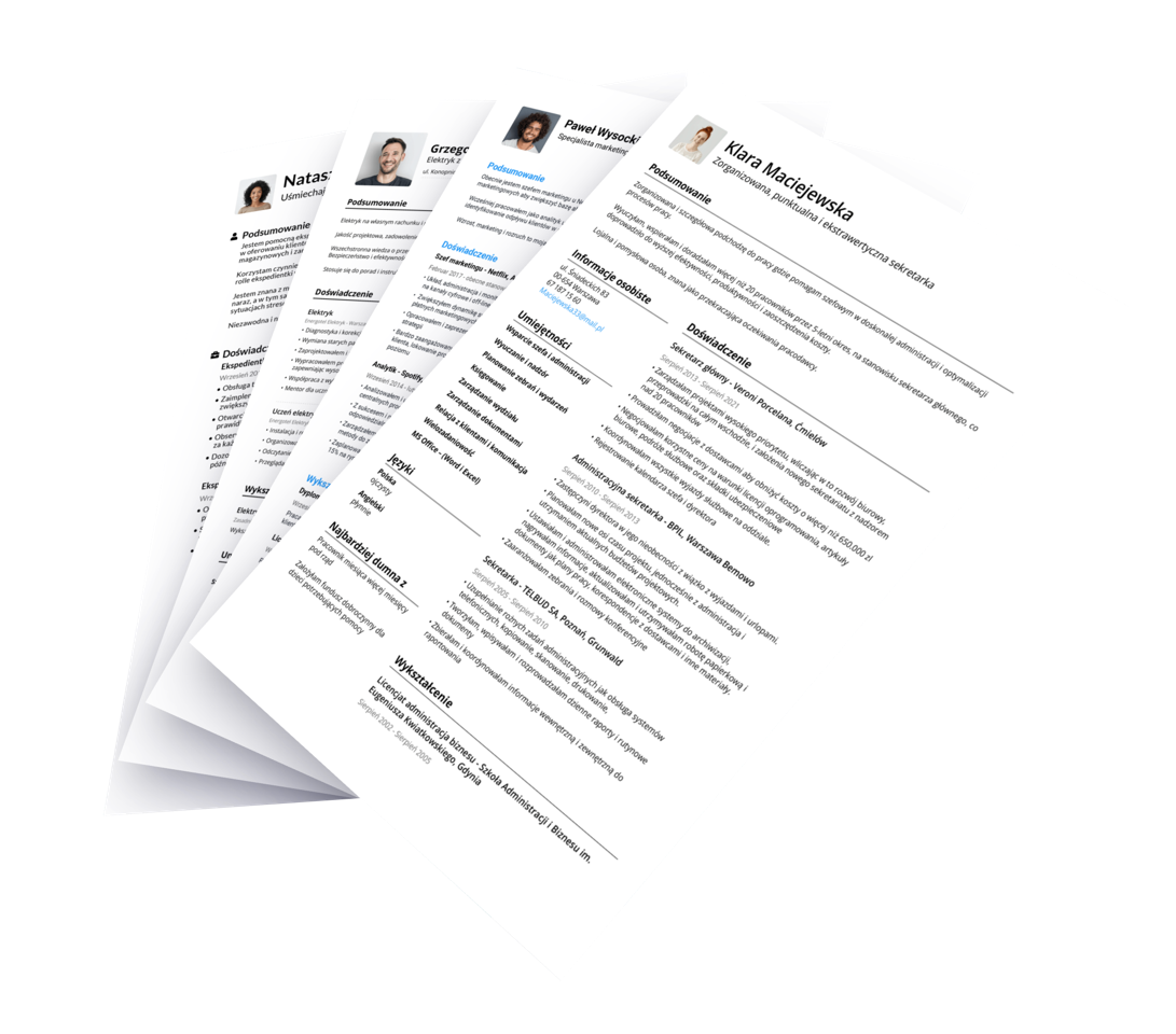 Jofibo - Zwyczajny szablon CV