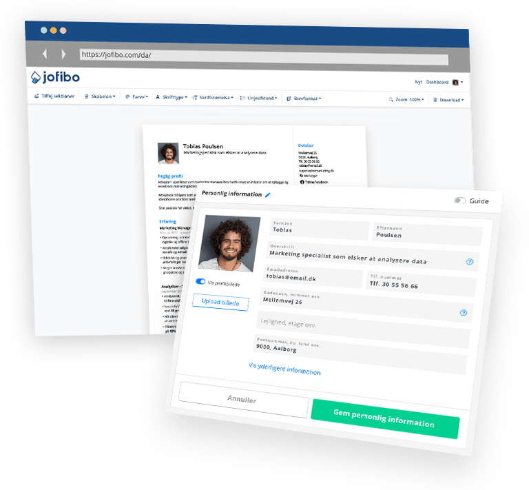 Jofibo - Most simple and intuitive free resume builder