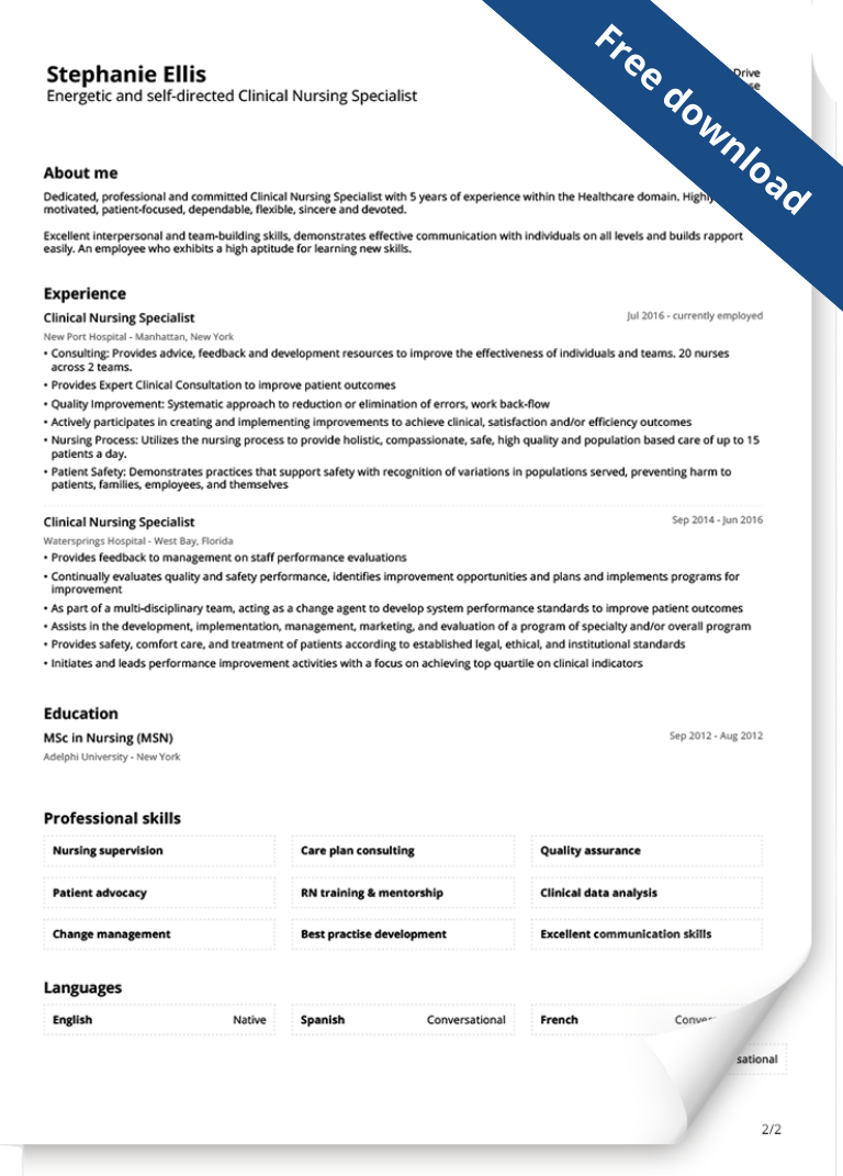 CV Template: Update Your CV for 2021 Download Now