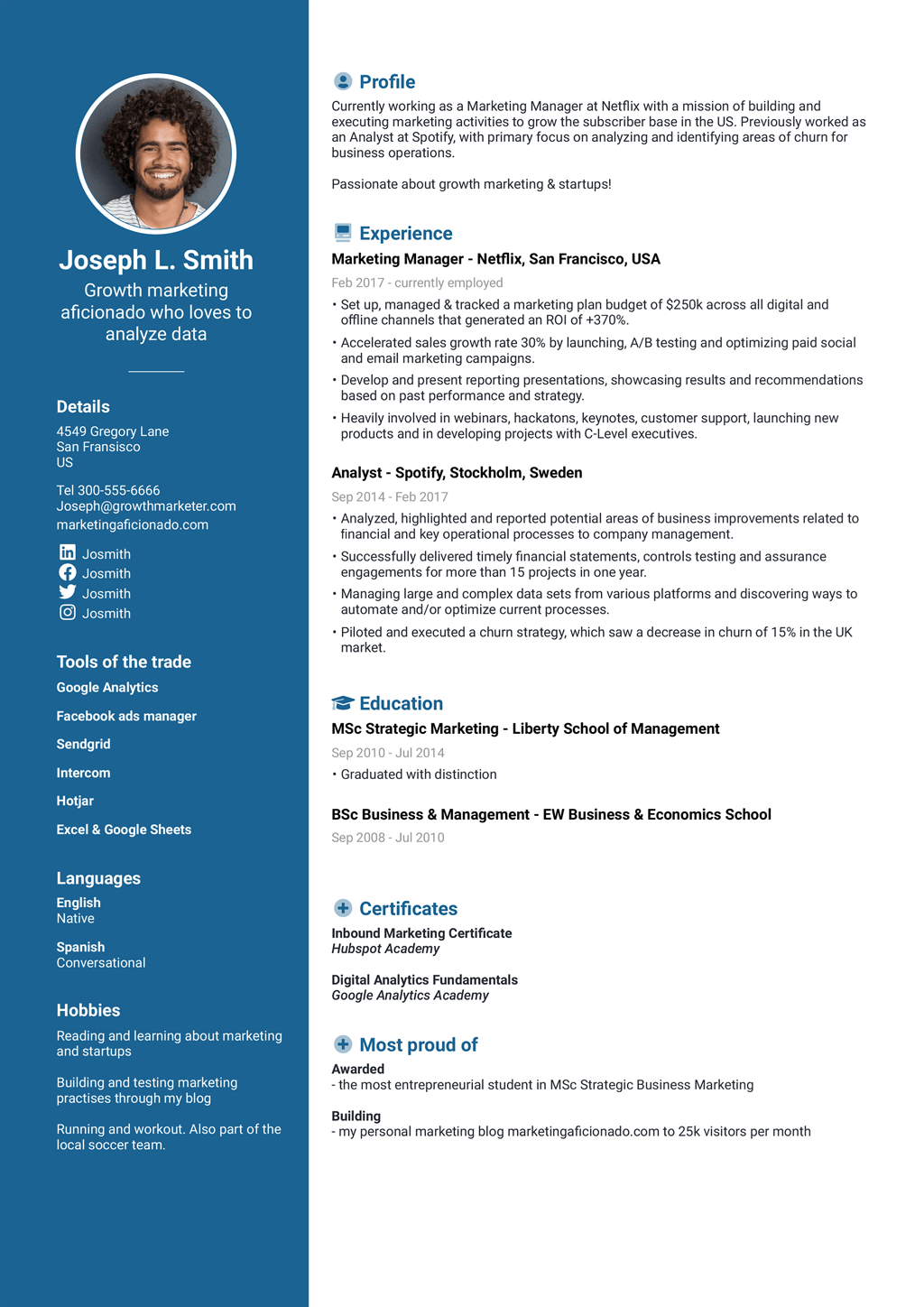 Cv Template Free Cv Template 8 Wozber These Hypnotizing Cv Examples Will Surely Help You