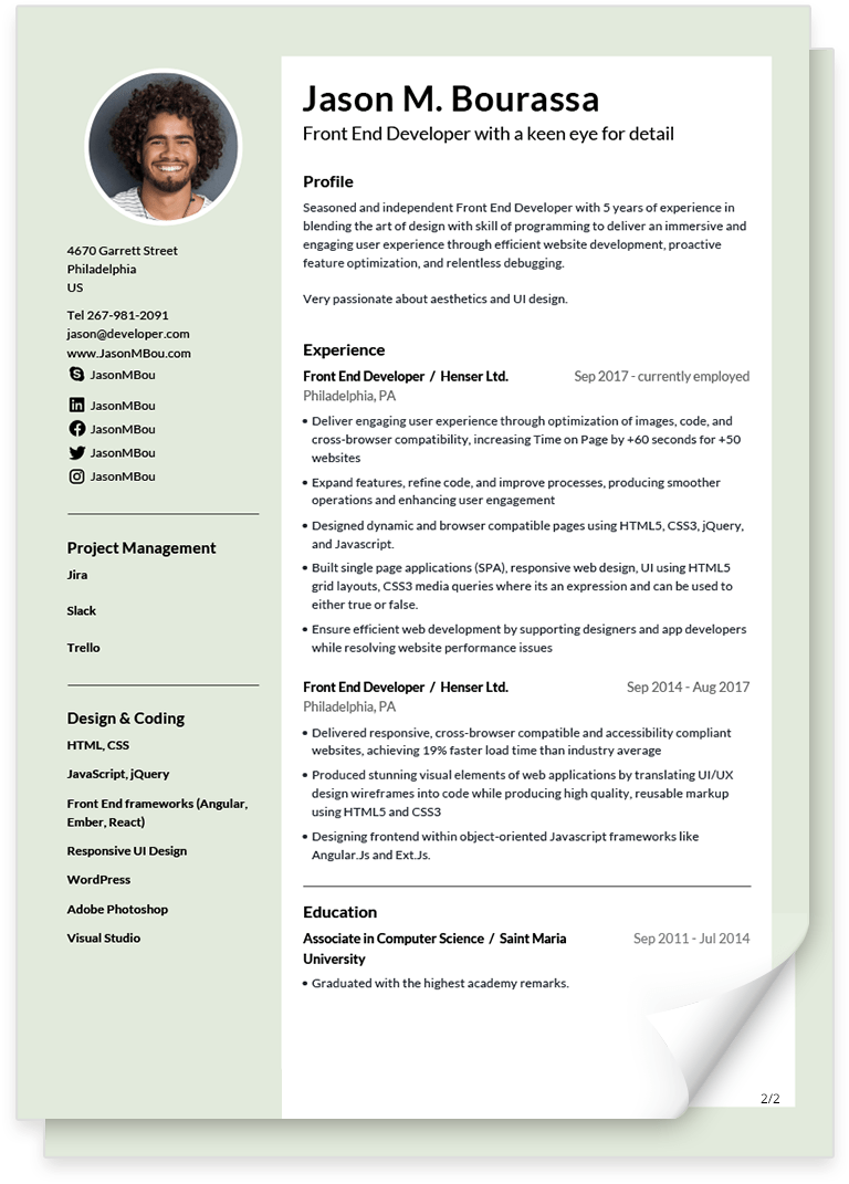 Designer CV Template