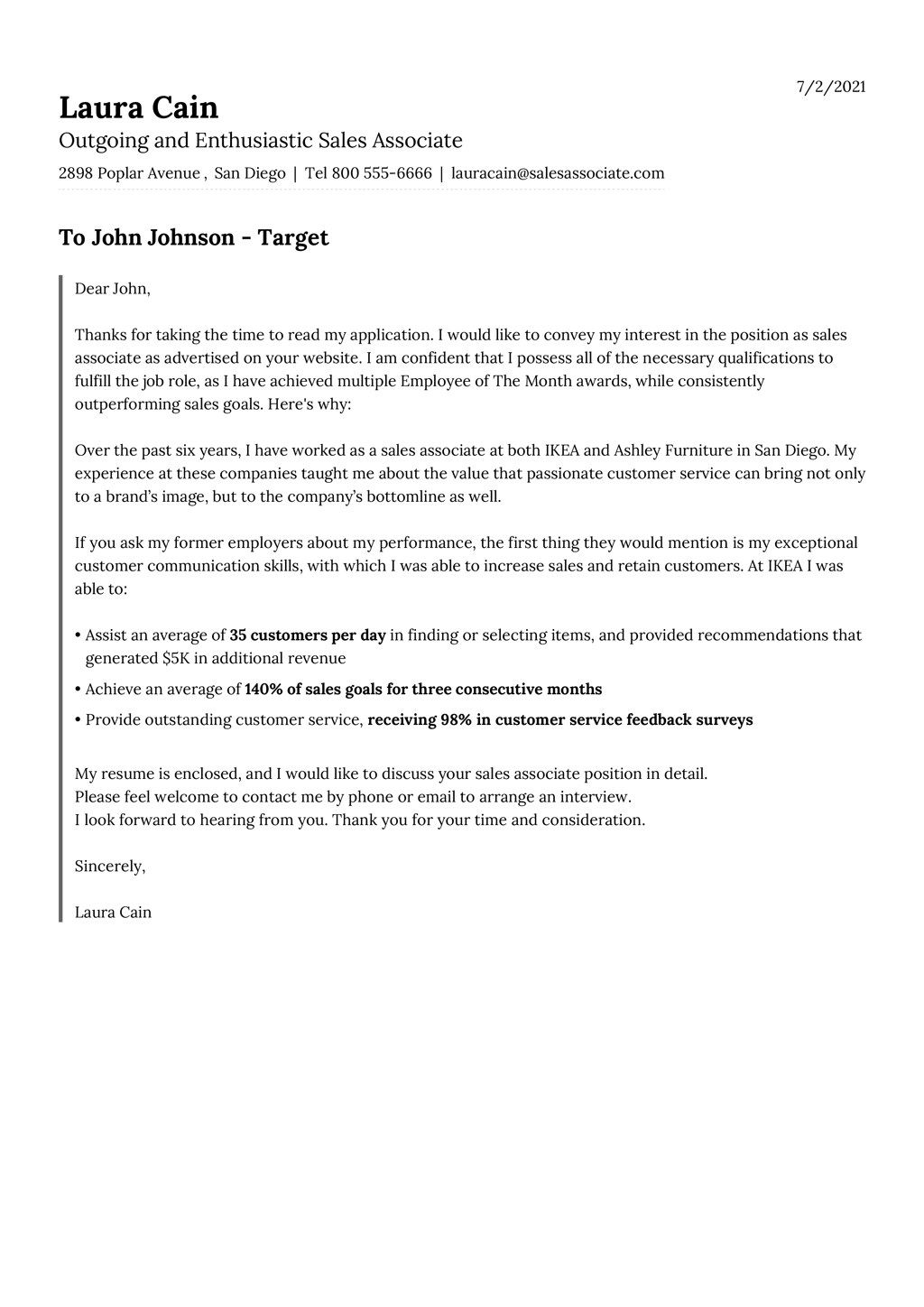 Free cover letter template - SEEK Career Advice