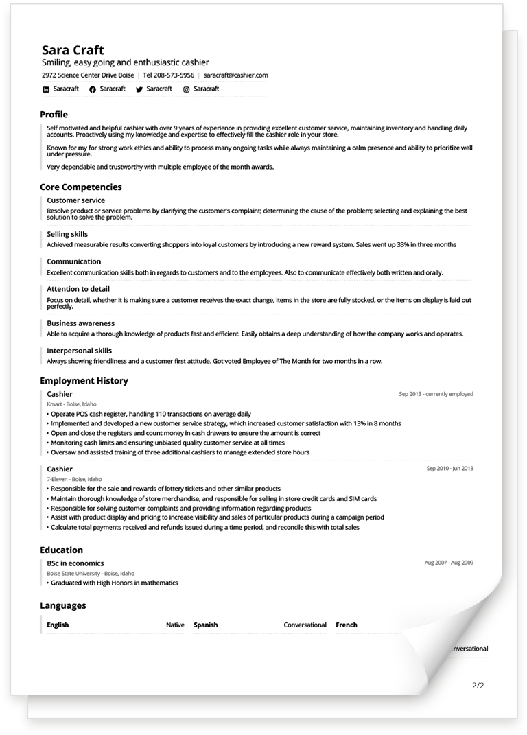 Cv Template Design And Customize Your Cv For 22