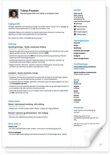 Online CV bygger: Lav et gratis CV og ansøgning på få minutter